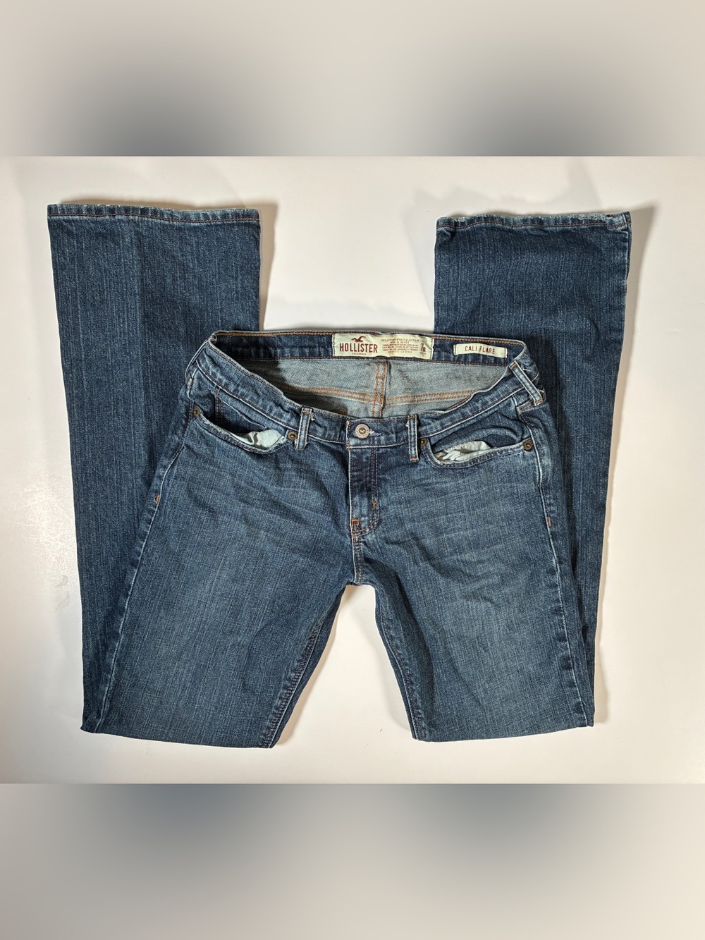 Hollister Cali Flare Low Rise Bootcut Jeans Sz 7R